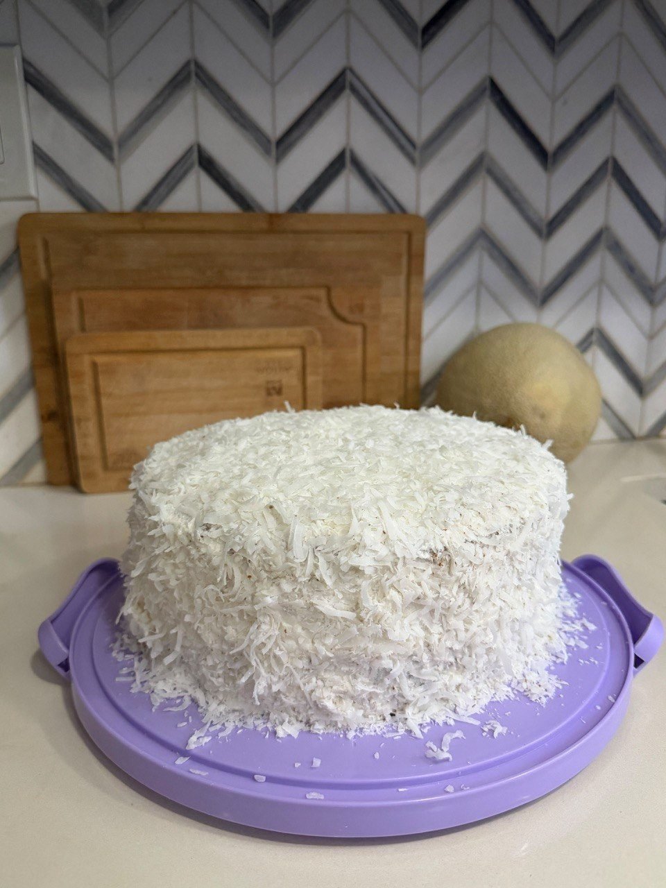 A coconut cake from Henrietta's Heart