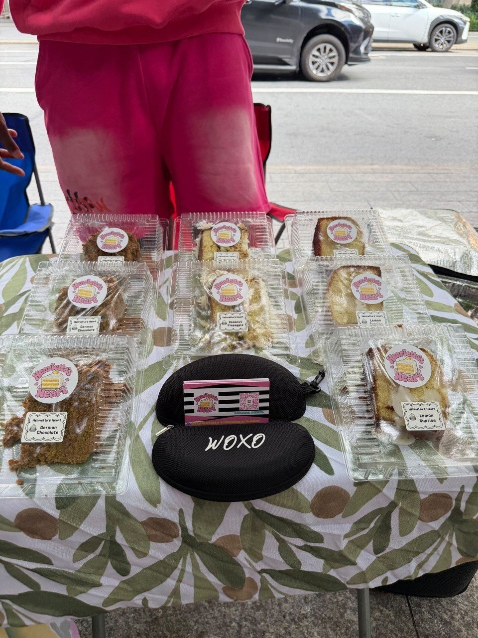 The Henrietta's Heart market table